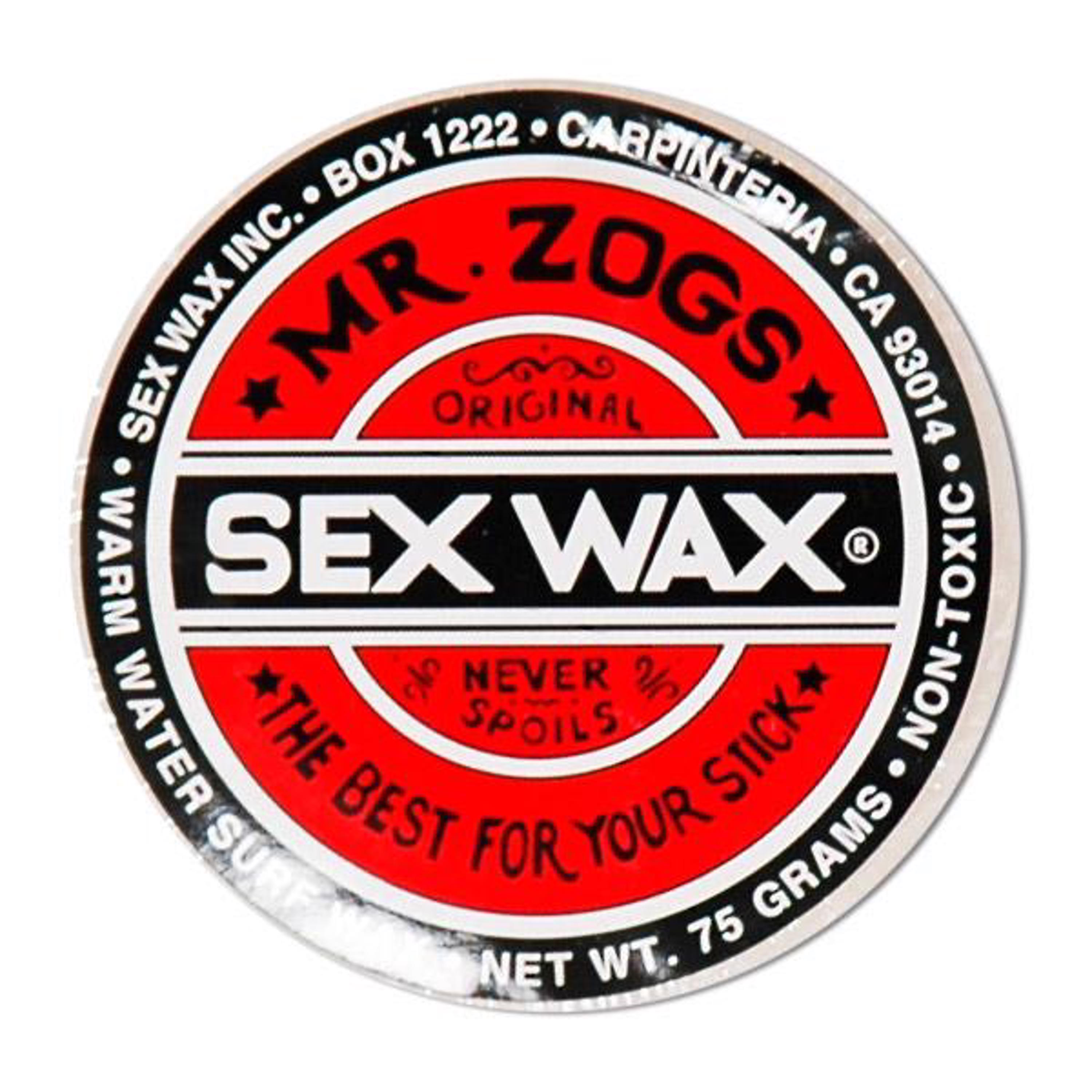 Sex Wax Rub-On Snowboard Wax - Crazy Dude