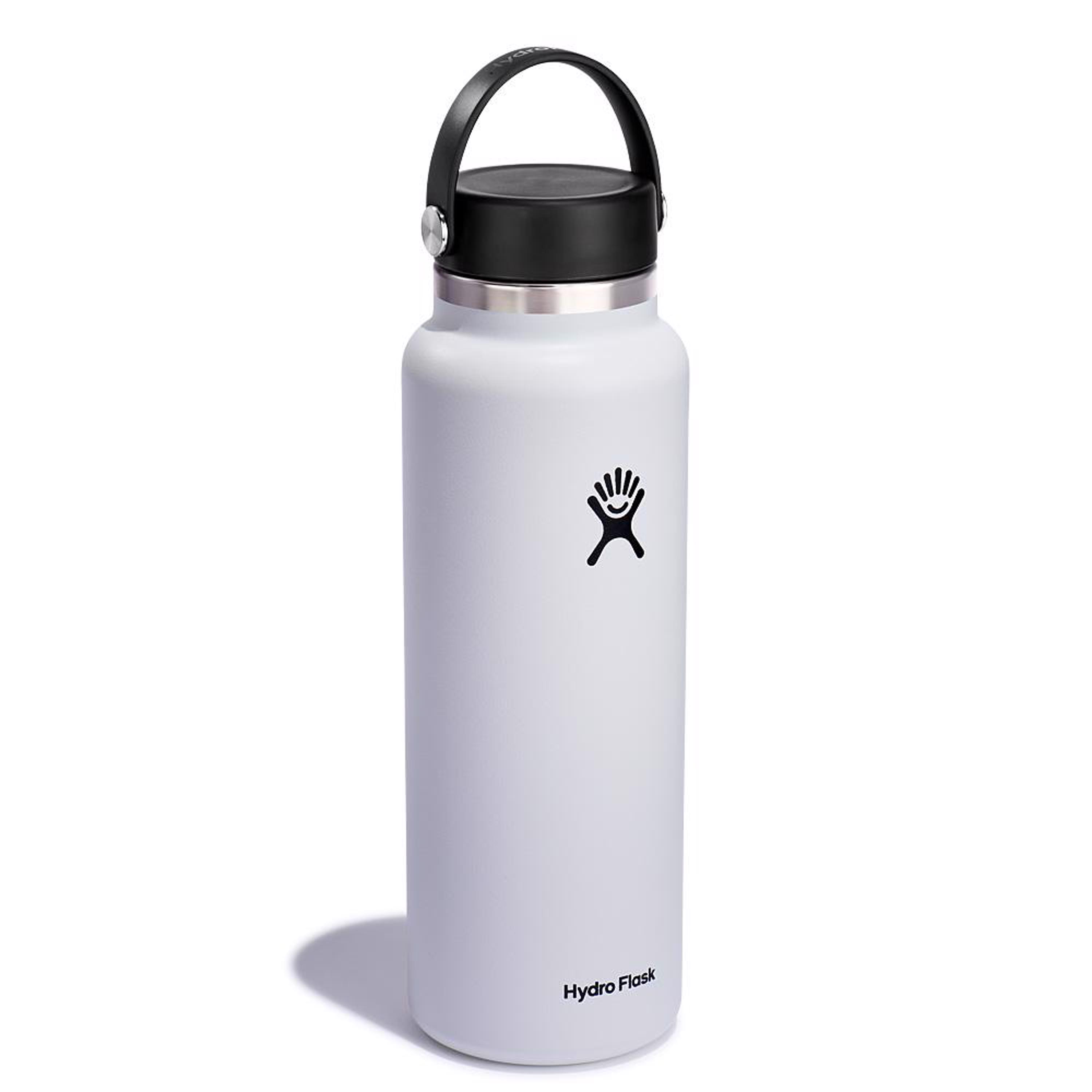 Hydro Flask 40 OZ Wide-Mouth White Water Bottle