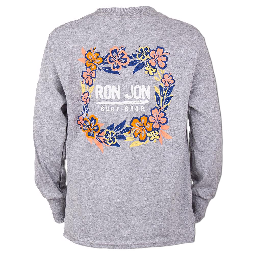 Ron Jon Kids Floral Border Long-Sleeve Tee | Ron Jon Surf Shop