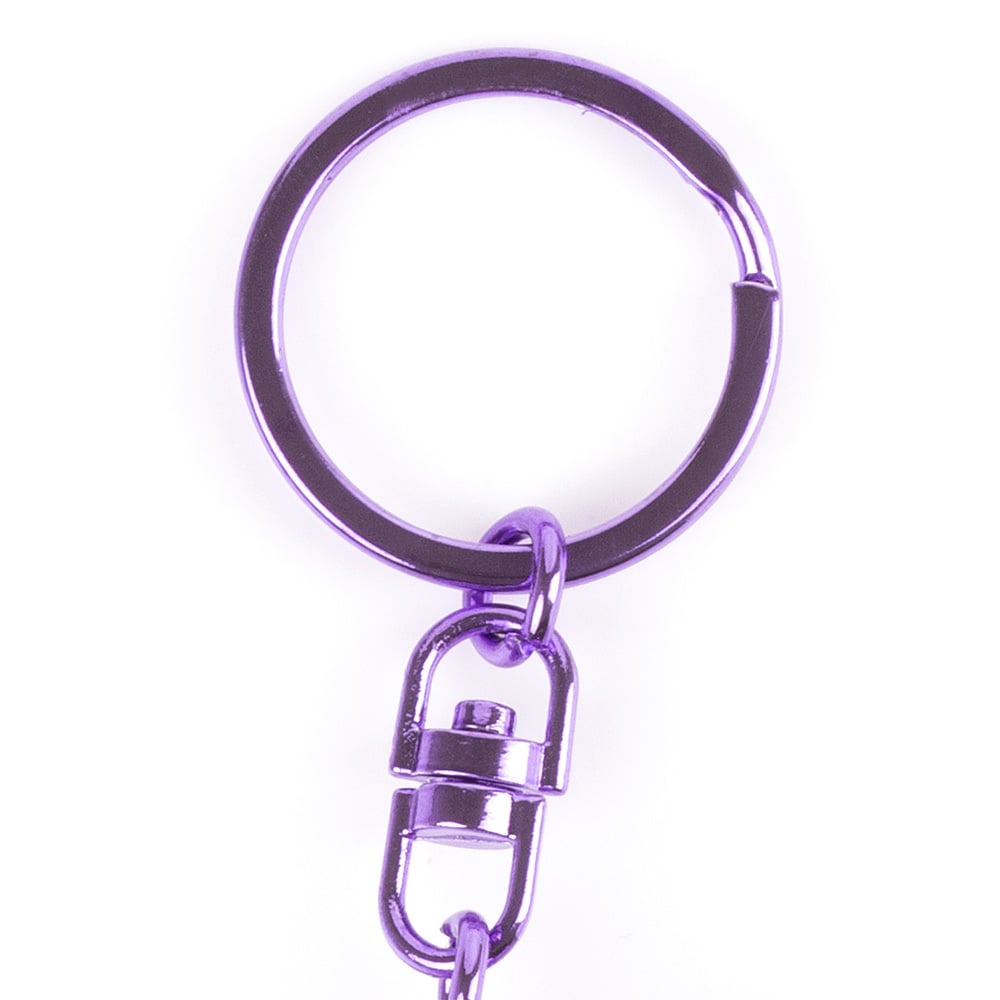 Ron Jon Lavender Teddy Bear Keyring