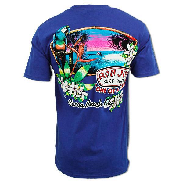 ron jon blue t shirt