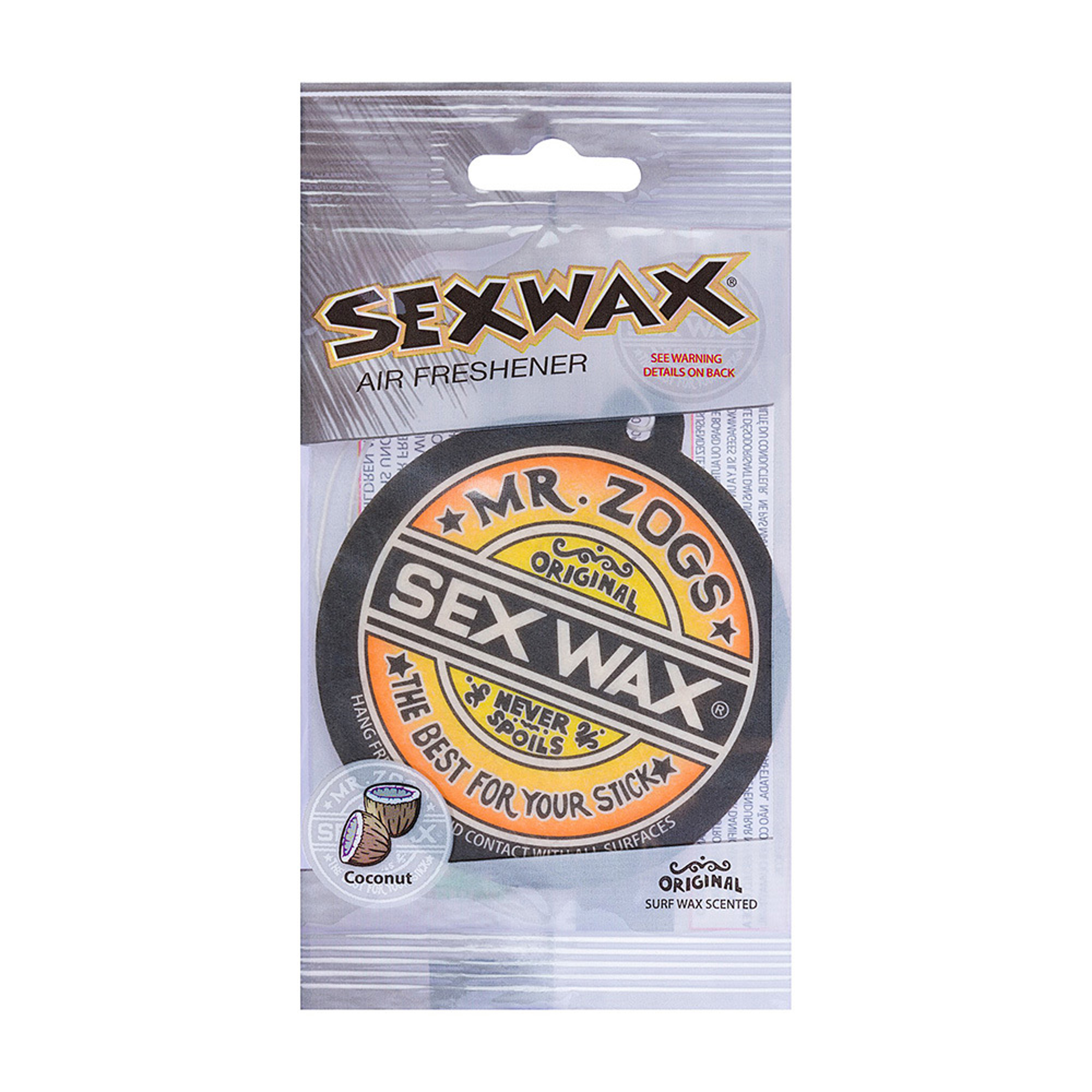 Sex Wax Car Air Freshener Coconut Scent 3-Pack : : Automotive