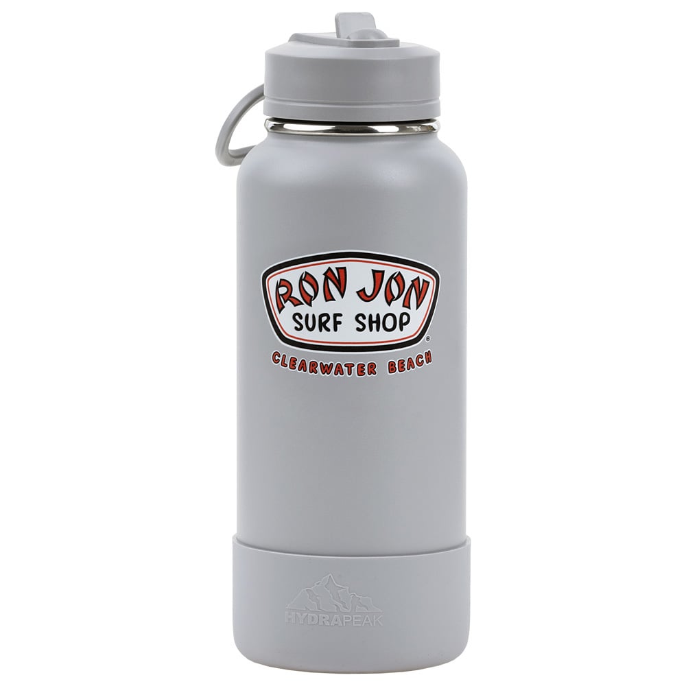 Hydrapeak Ron Jon Clearwater Beach FL Grey 32 oz Sport Water 