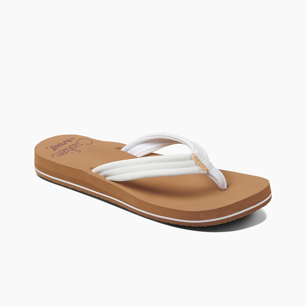 Reef Women s Cushion Breeze Sandal White Footwear Ron Jon Surf Shop