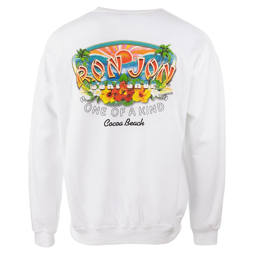 Ron Jon Hippie Waves V2 Crew Neck Pullover Ron Jon Surf Shop