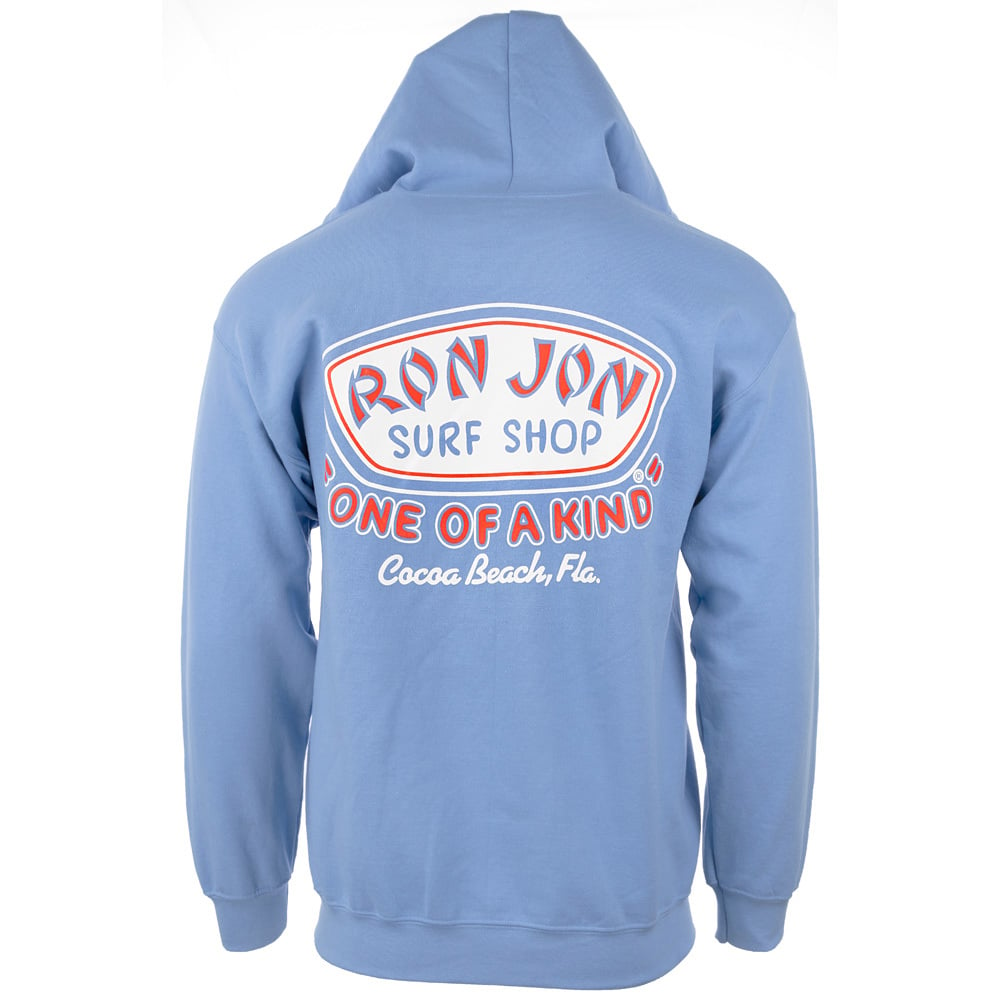 Ron Jon Cocoa Beach FL Badge Logo Zip Hoodie Ron Jon Surf Shop