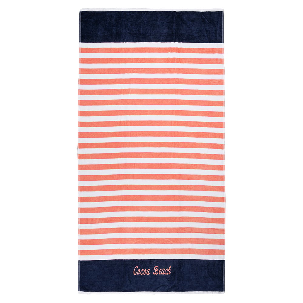 Ron-jon-cocoa-beach-florida-coral-horizontal-striped-towel-front.jpg