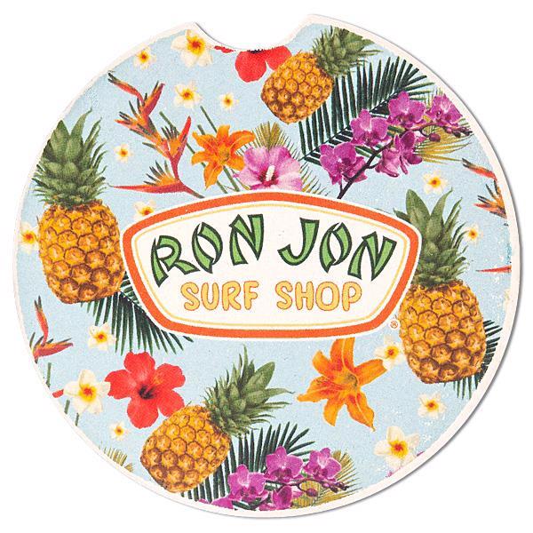 11800347000D--ron_jon_pineapple_collage_stone_car_coaster.jpg
