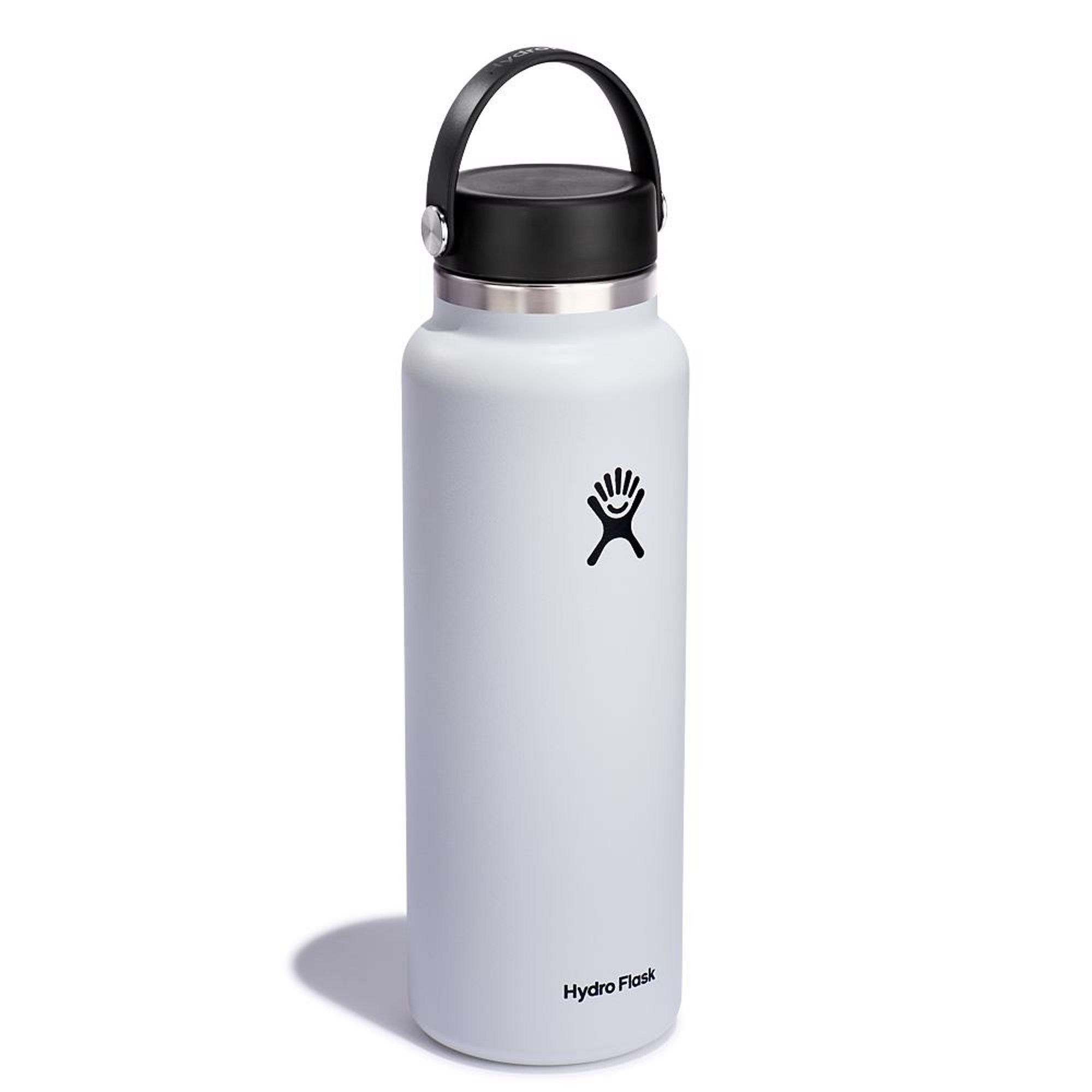 Hydro Flask White 40 oz Wide Mouth Bottle with Flex Cap