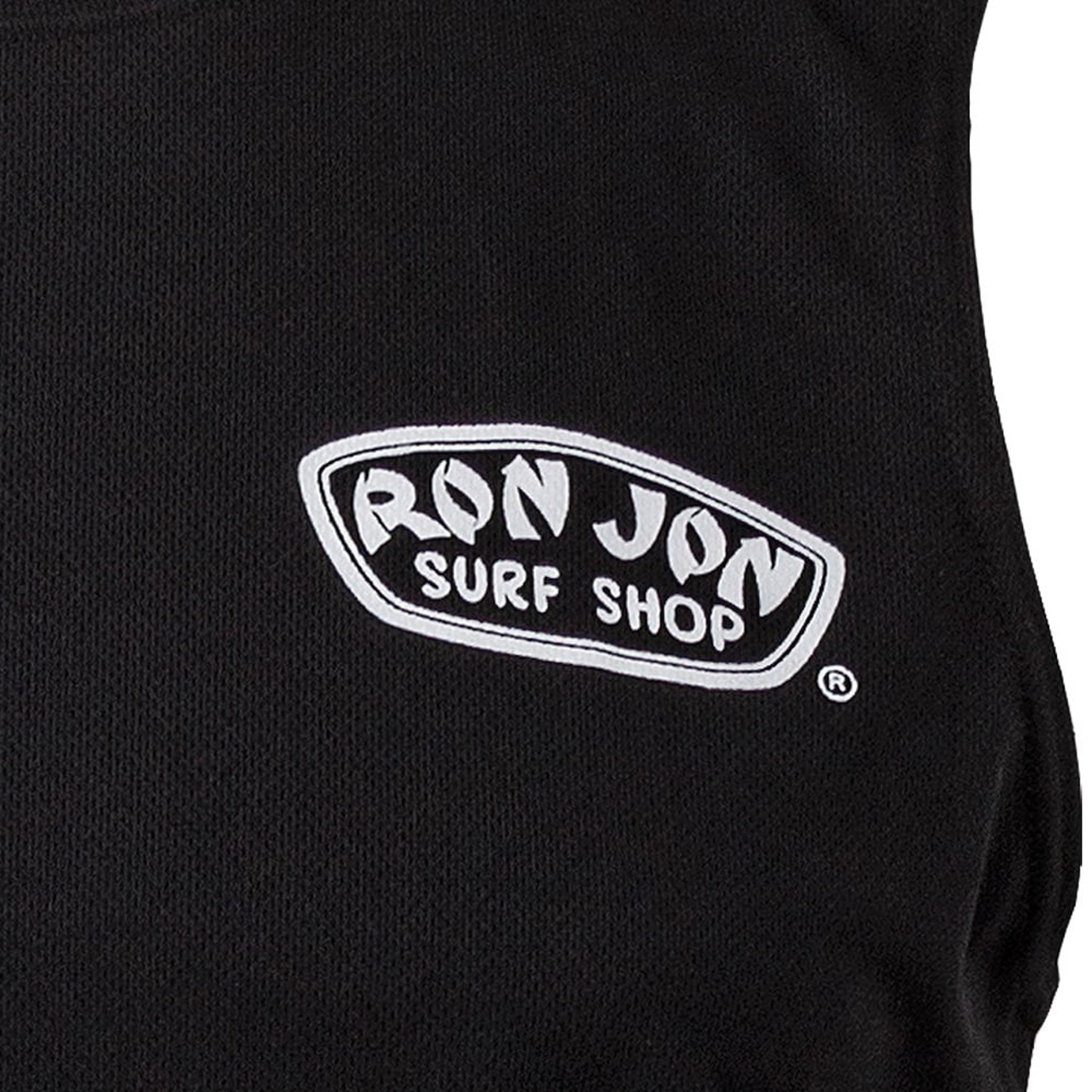 Ron Jon Mens Black Cap Sleeve Dry Shirt - Apparel