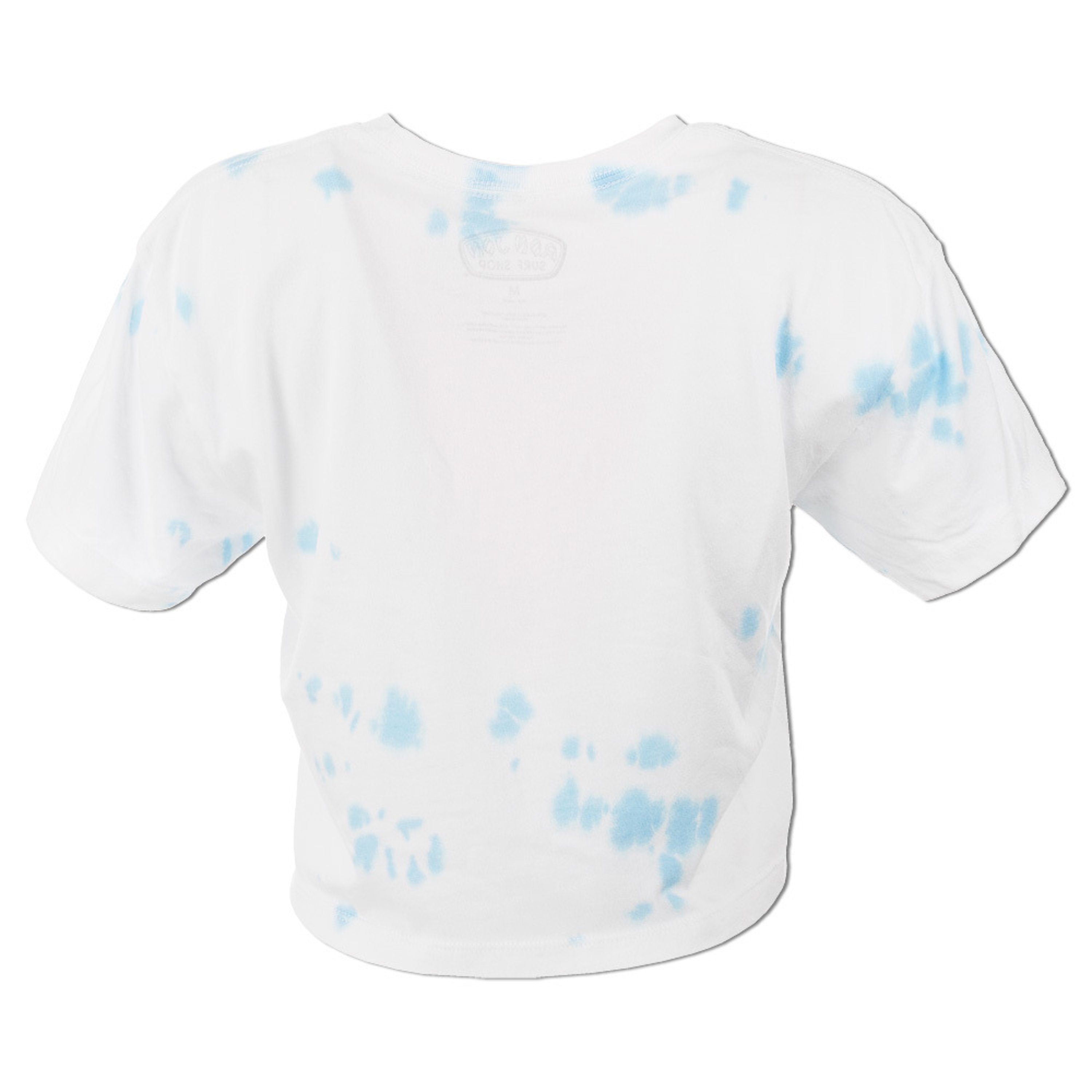 Beach Break Surf Shirt, Montrose, UPF 50+, Aqua/White Print, Helen Jon