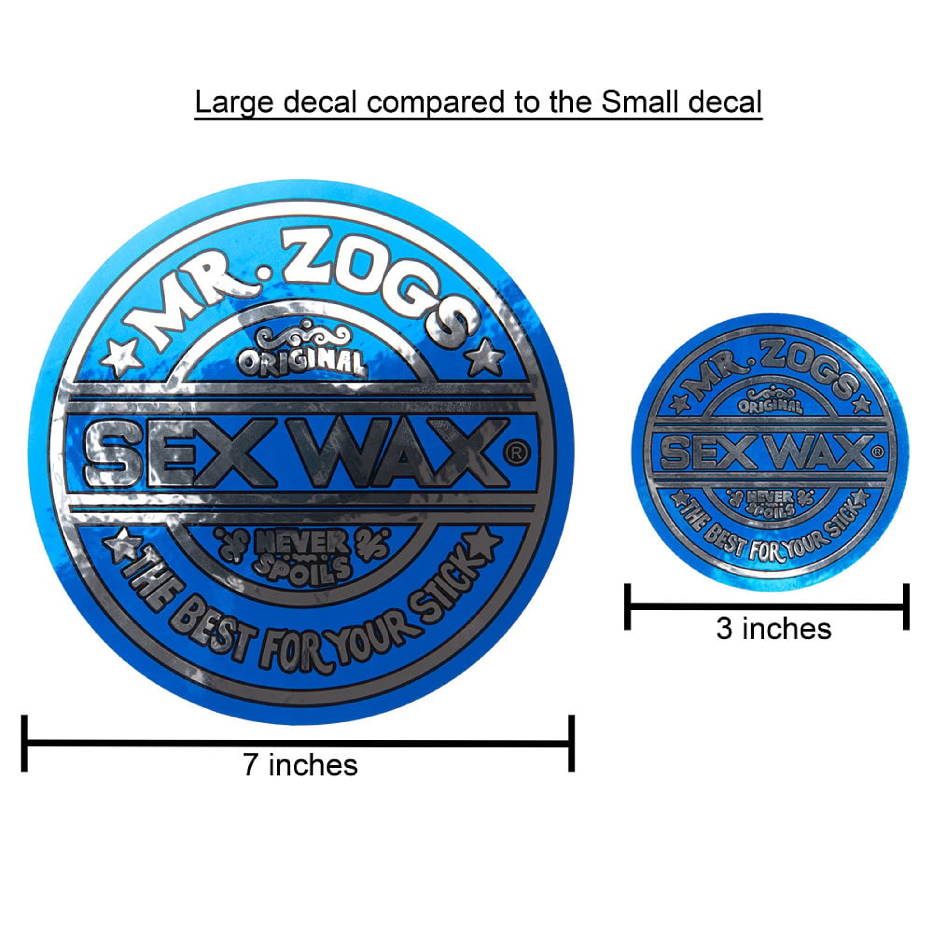 Zogs Sex Wax Large Circle Decal | Ron Jon Surf Shop