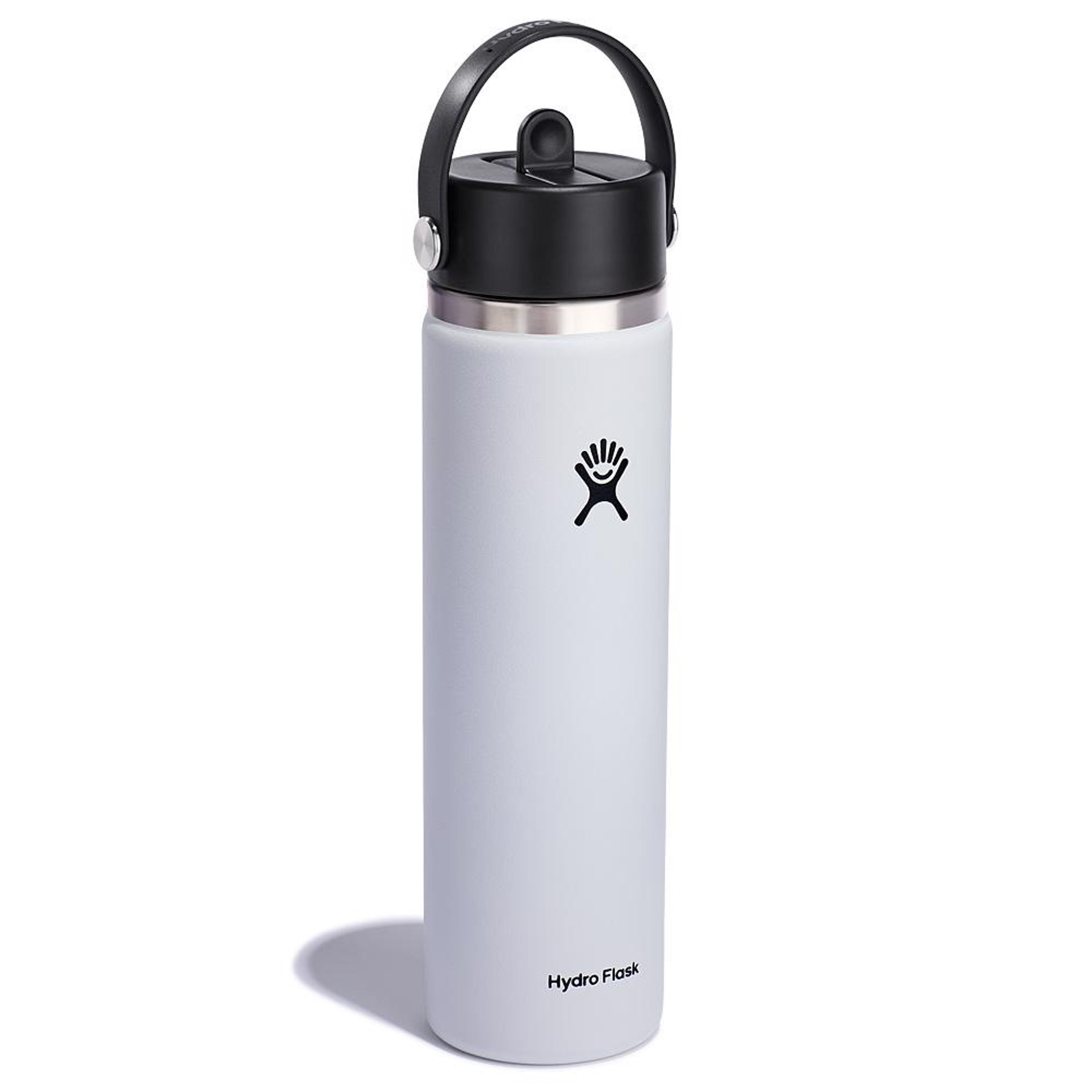 Hydro Flask Wide Mouth Water Bottle with Flex Straw Cap, 24 oz