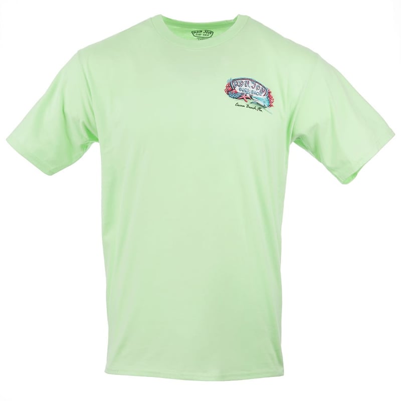 Ron Hill Men's Life SS Tee  Fluo Green Marl / Charcoal Marl