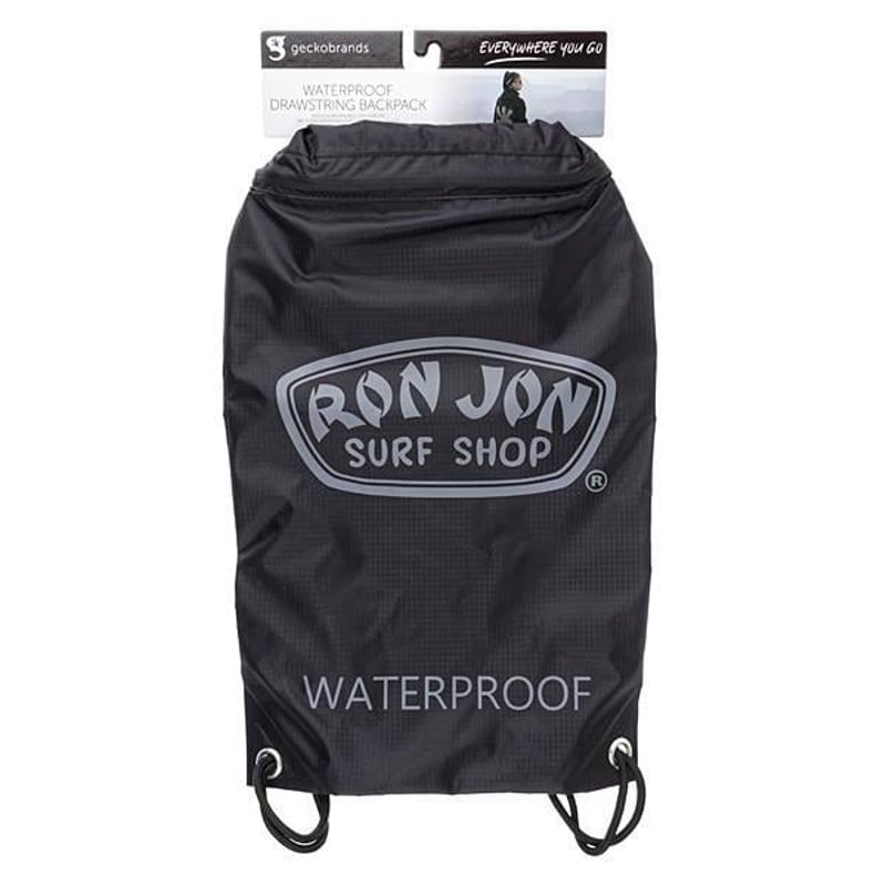 Black Drawstring Waterproof Wet Bag