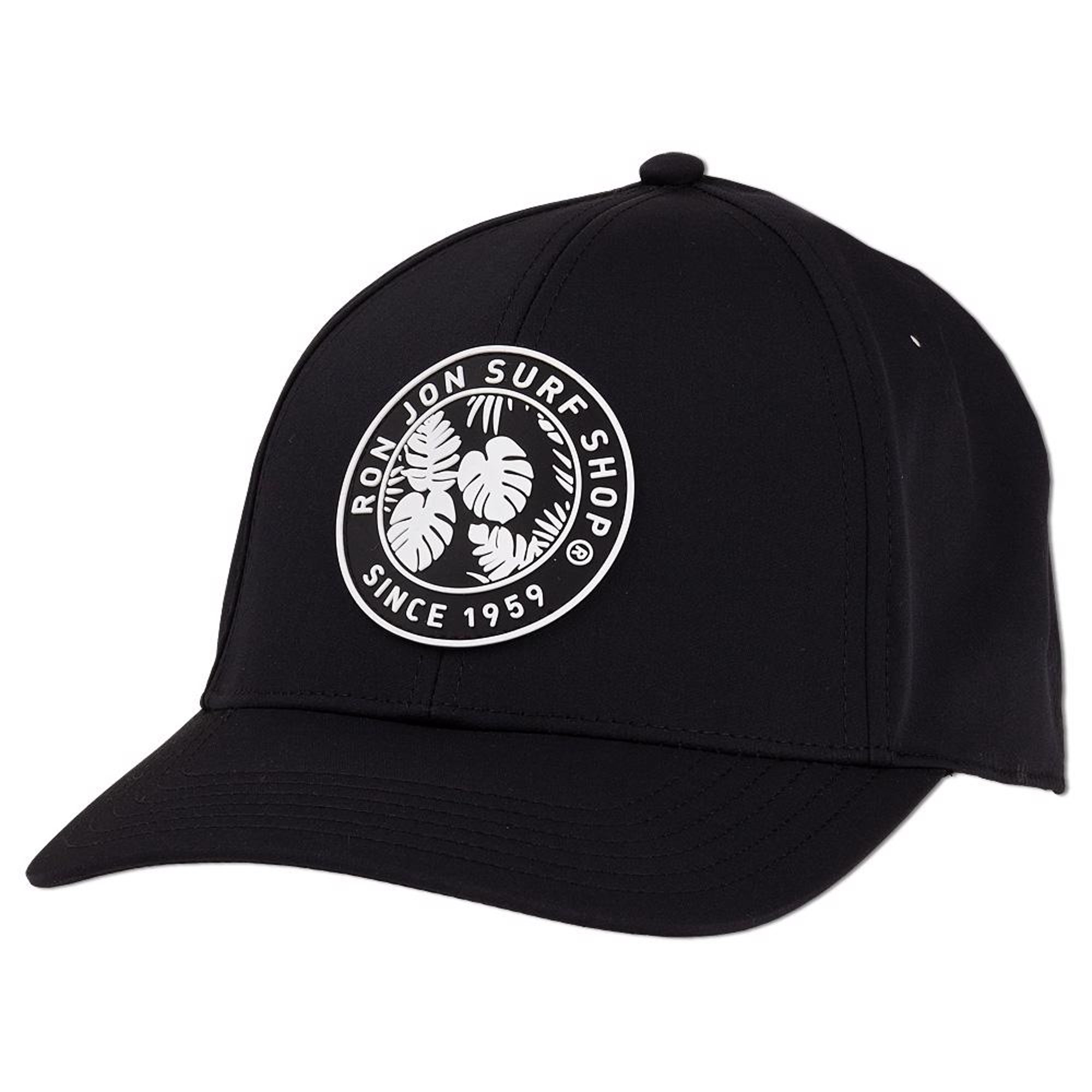 Black stretch fit hot sale hat