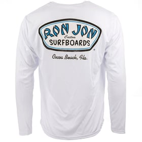 Ron Jon Cocoa Beach FL Distressed Custom Surfboards Long Sleeve Sun Shirt | Ron  Jon Surf Shop