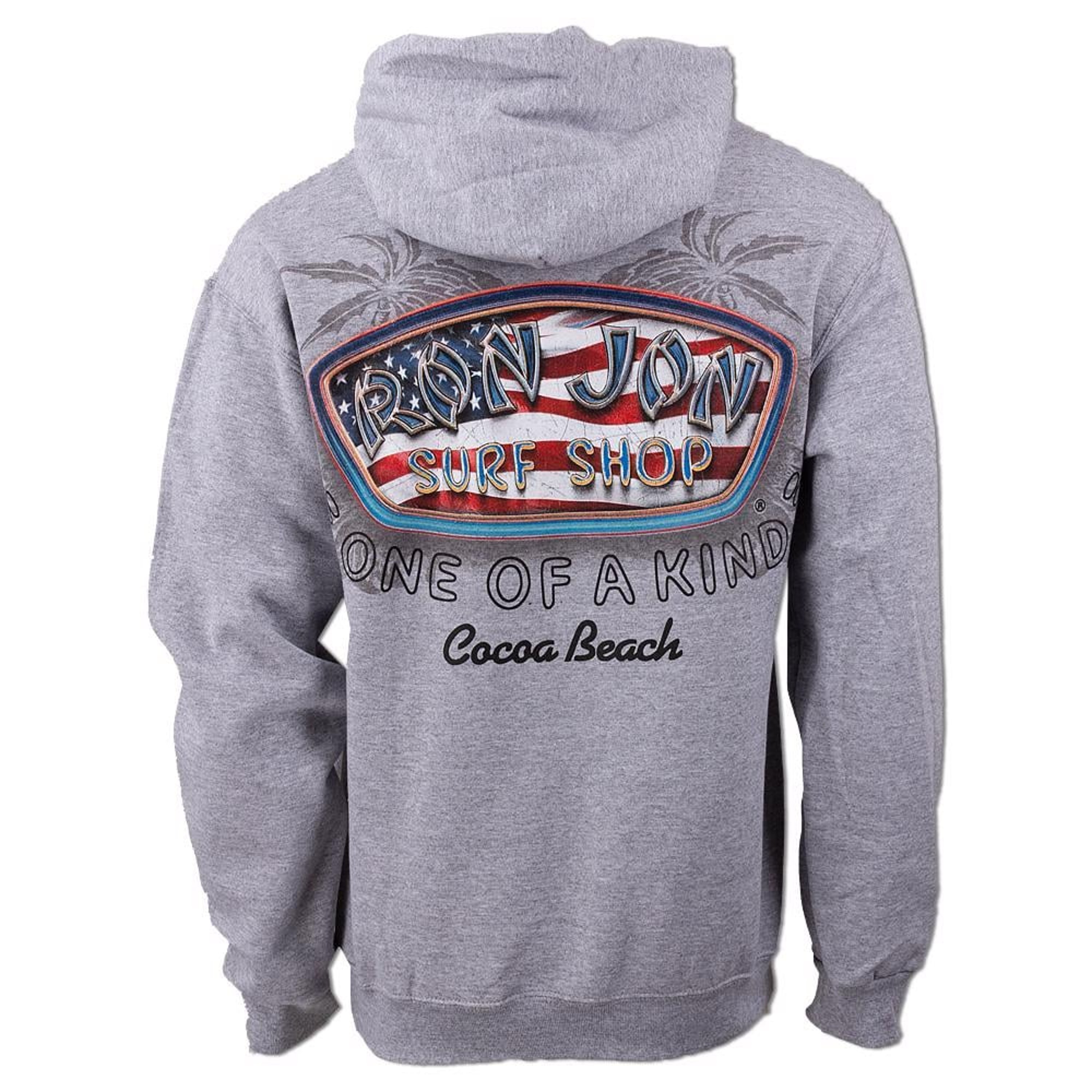 Ron Jon Distressed Faded Flag V2 Pullover Hoodie Ron Jon Surf