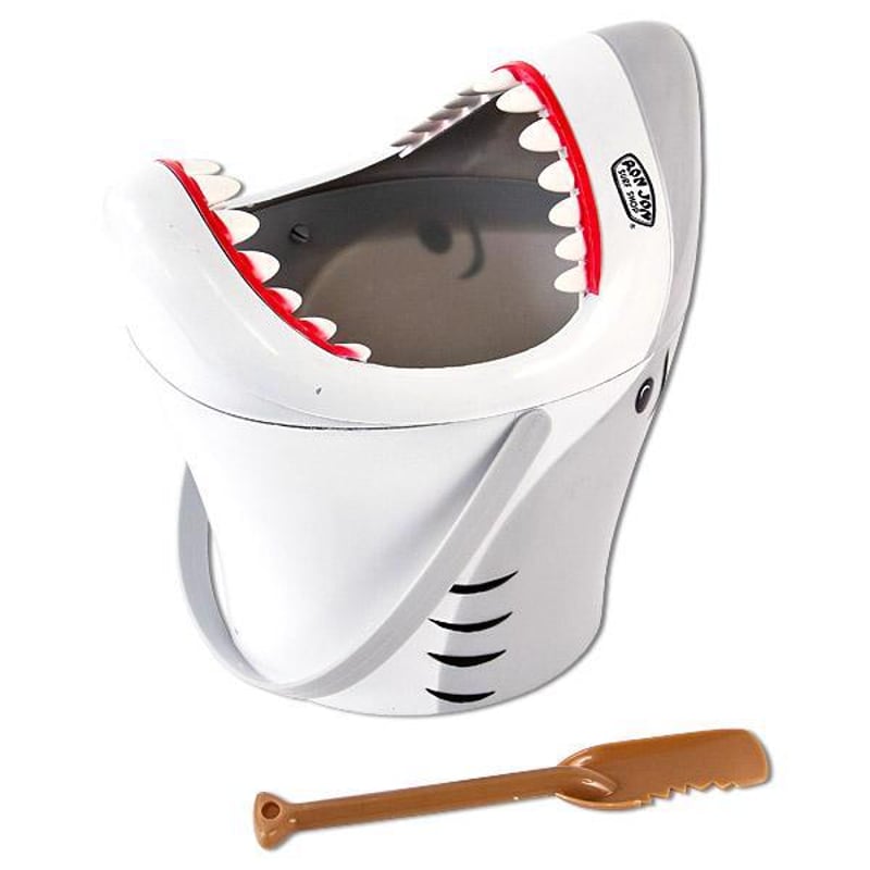 Shark cheap sand bucket