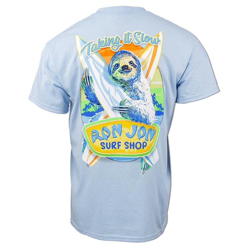 Blue ron jon hot sale surf shop shirt